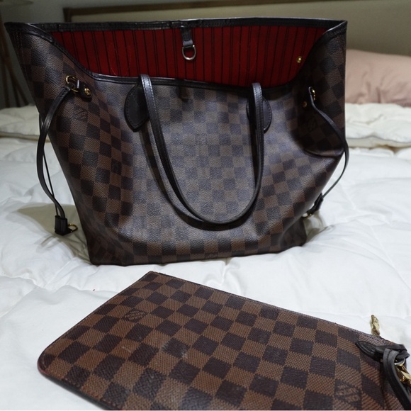 Louis Vuitton Brown Checkered Tote - Picture 1 of 16